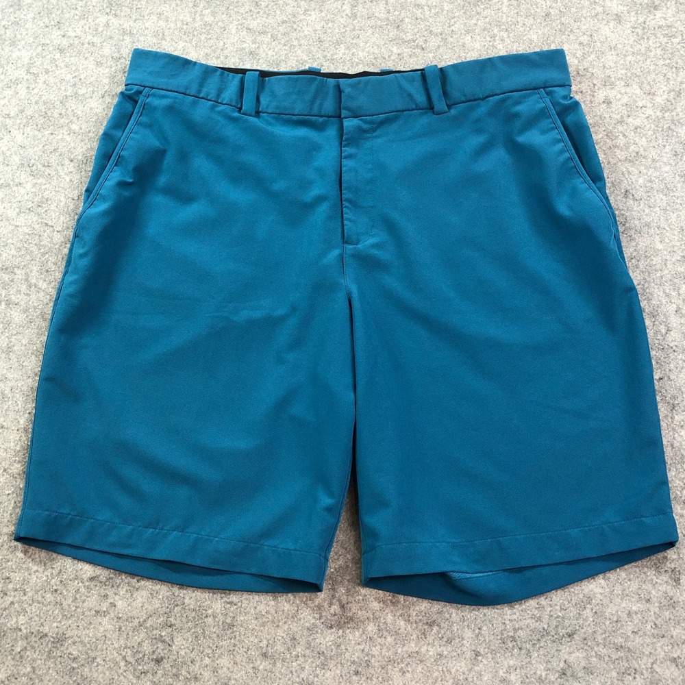 Nike Golf Mens Shorts 38x10 Blue Dri Fit Stretch Athletic Country Club Golf